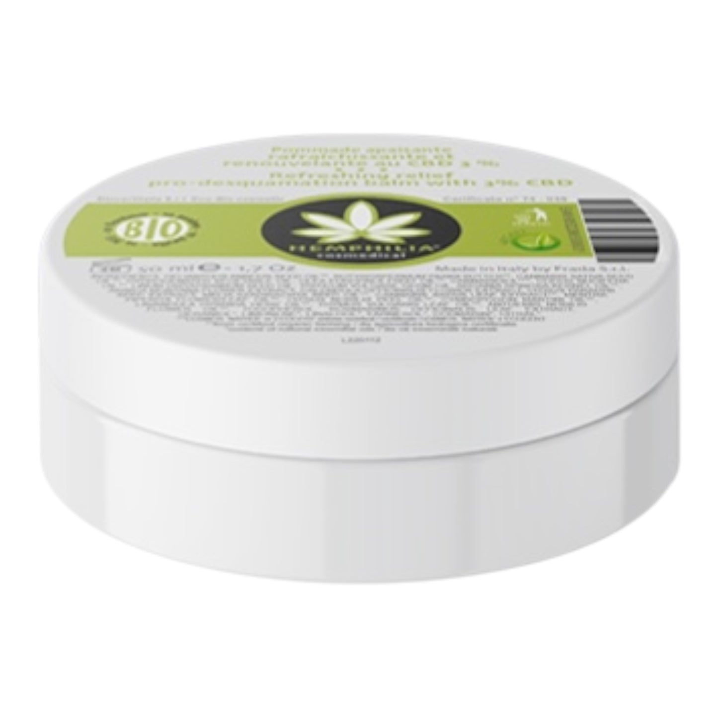 Unguento Sollievo Rinfrescante e Rinnovante al CBD 3% – Hemphilia (50 ml)