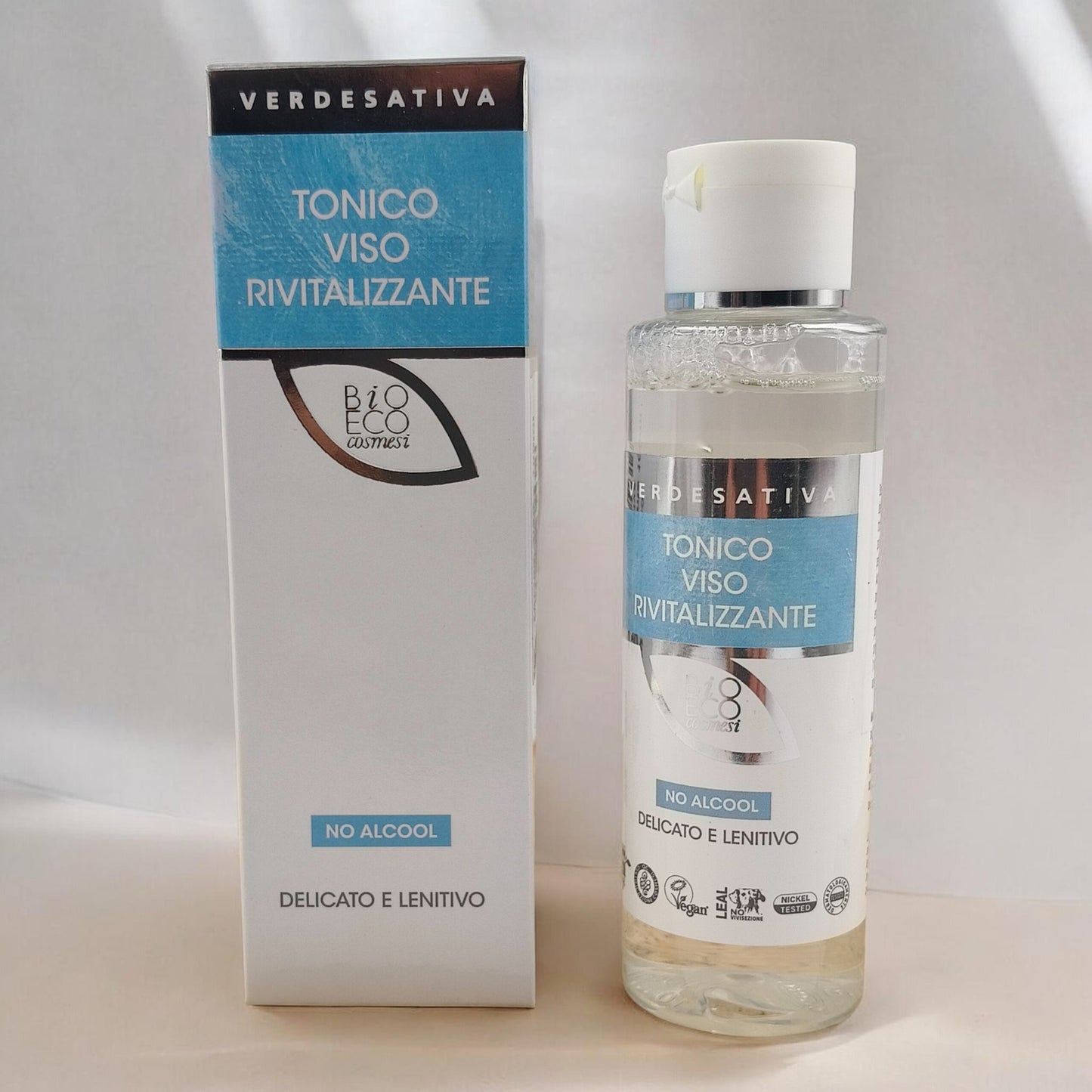 Tonico Viso Rivitalizzante – Delicato e Lenitivo – Verdesativa (100 ml)