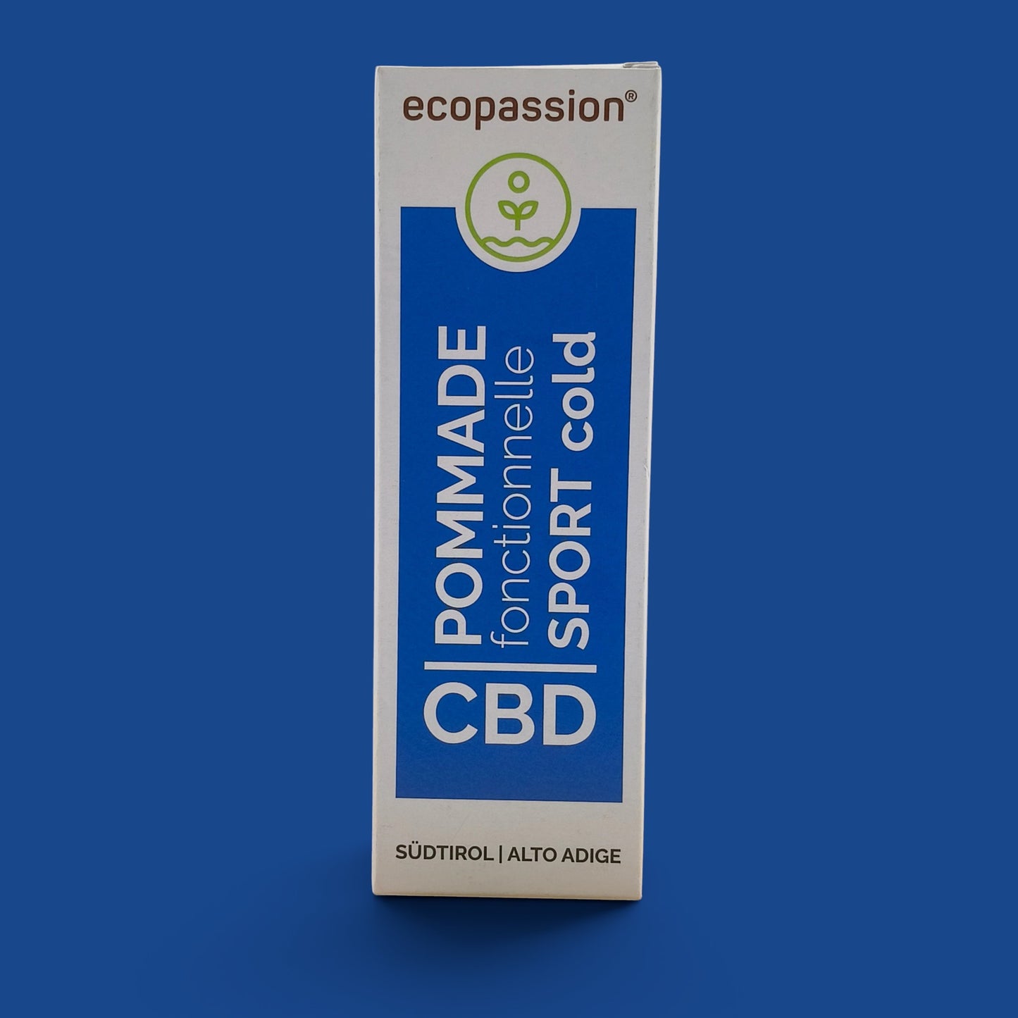 POMMADE FONCTIONNELLE SPORT COLD CBD 100 ml| Freschezza e Massaggio Rinfrescante – Ecopassion