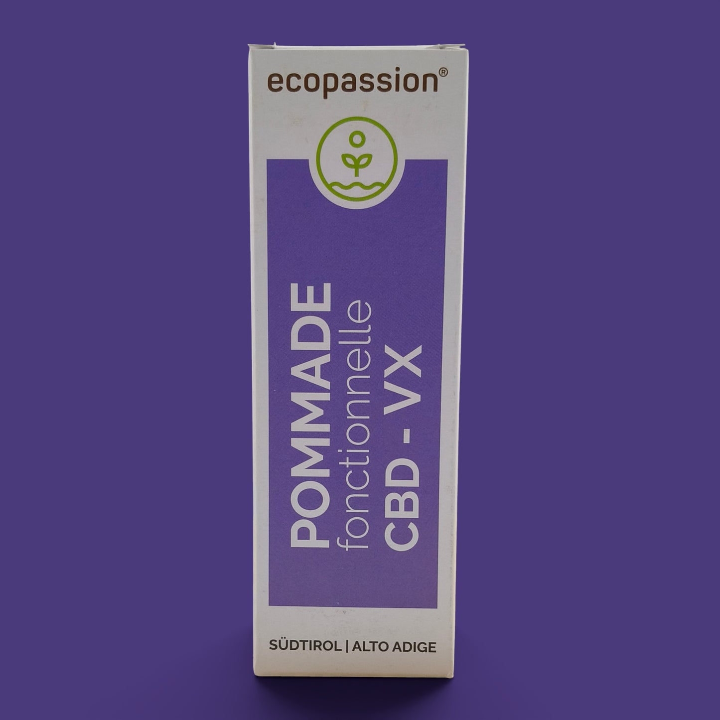 POMMADE FONCTIONNELLE VX CBD 100 ml Rinfrescante | Cura della pelle + Pomata – Ecopassion