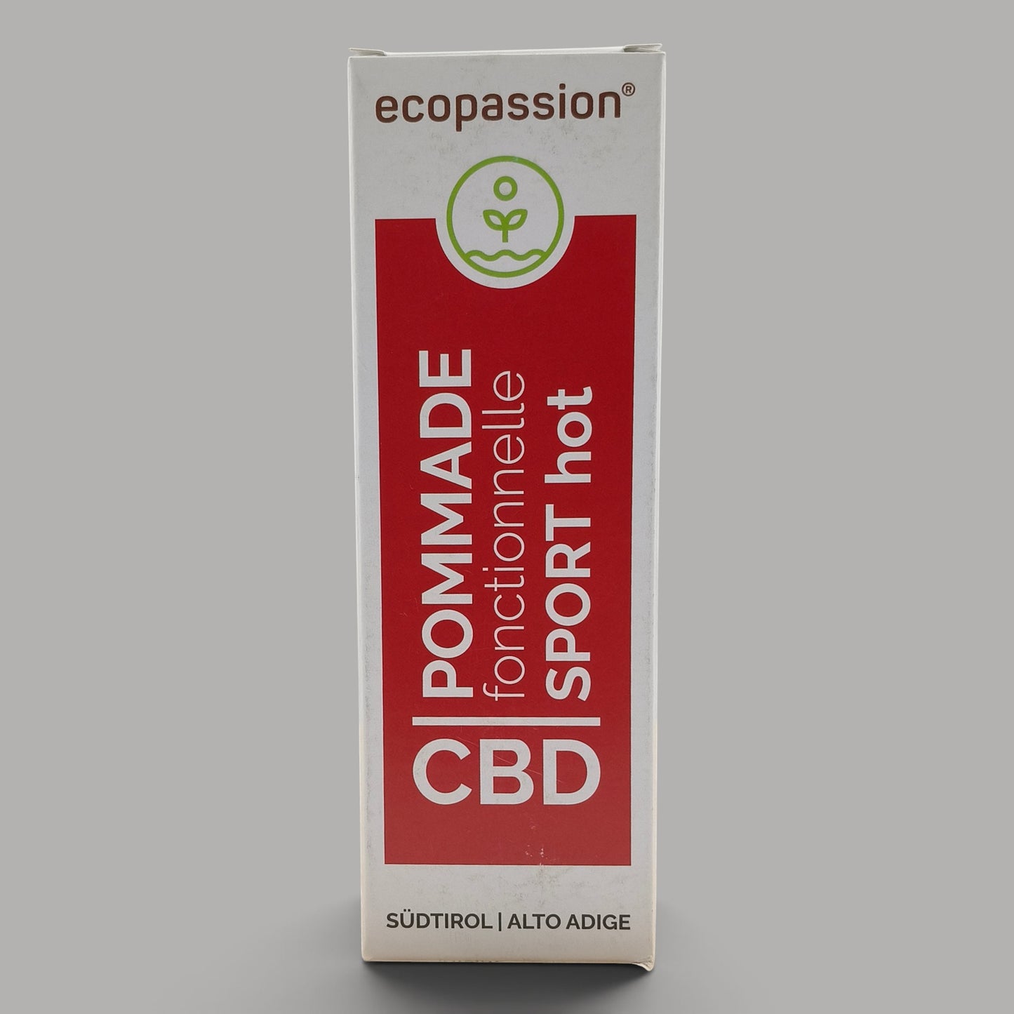 POMMADE FONCTIONNELLE SPORT HOT CBD 100 ml | Effetto Caldo e Massaggio Profondo – ECOPASSION