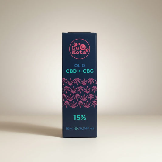 Olio CBD + CBG 15% – La Mota