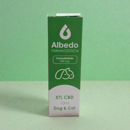Olio CBD 5% per Cani e Gatti – Albedo Farmaceutica