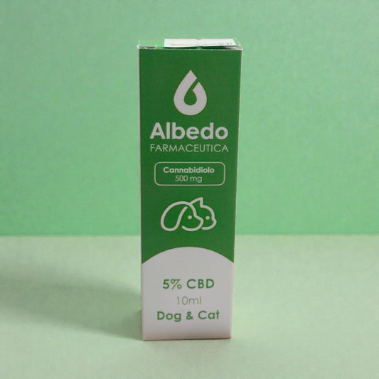 Olio CBD 5% per Cani e Gatti – Albedo Farmaceutica