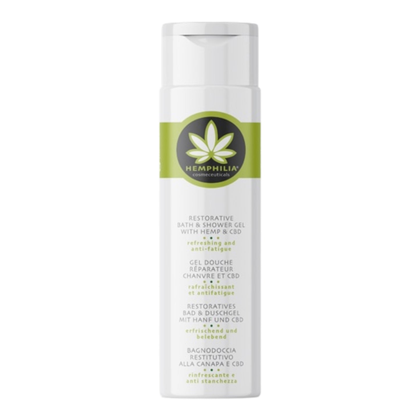 Bagnodoccia Restitutivo alla Canapa e CBD – Hemphilia (250 ml)