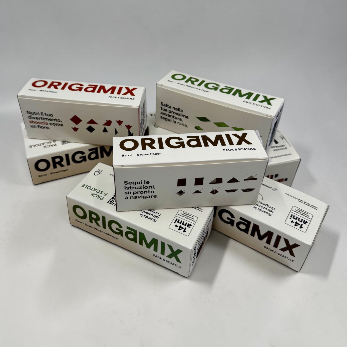 Origamix – Cartine per Origami in carta naturale